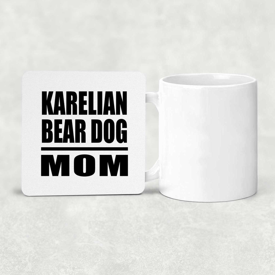 Karelian Bear Dog Mom - Drink Coaster