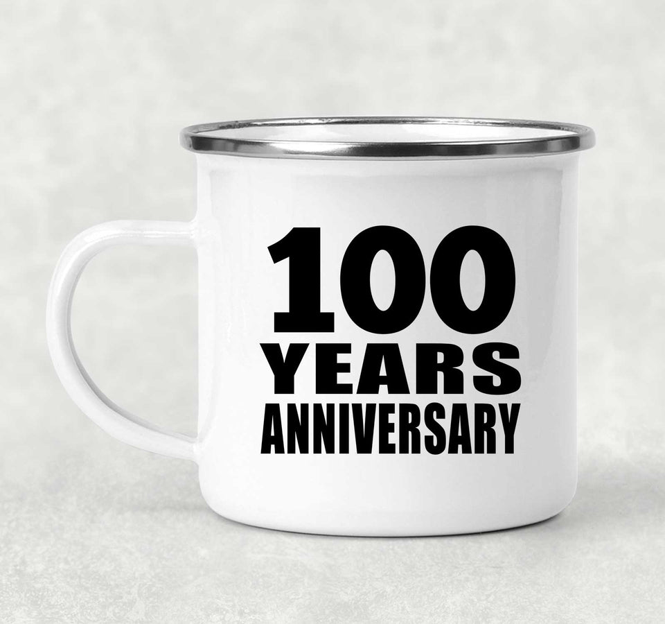 100th Anniversary 100 Years - 12oz Camping Mug