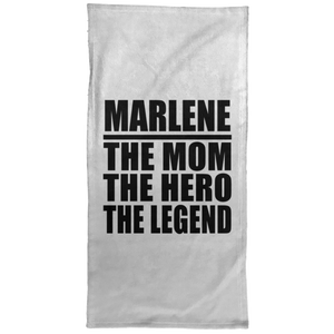 Marlene The Mom The Hero The Legend - Hand Towel
