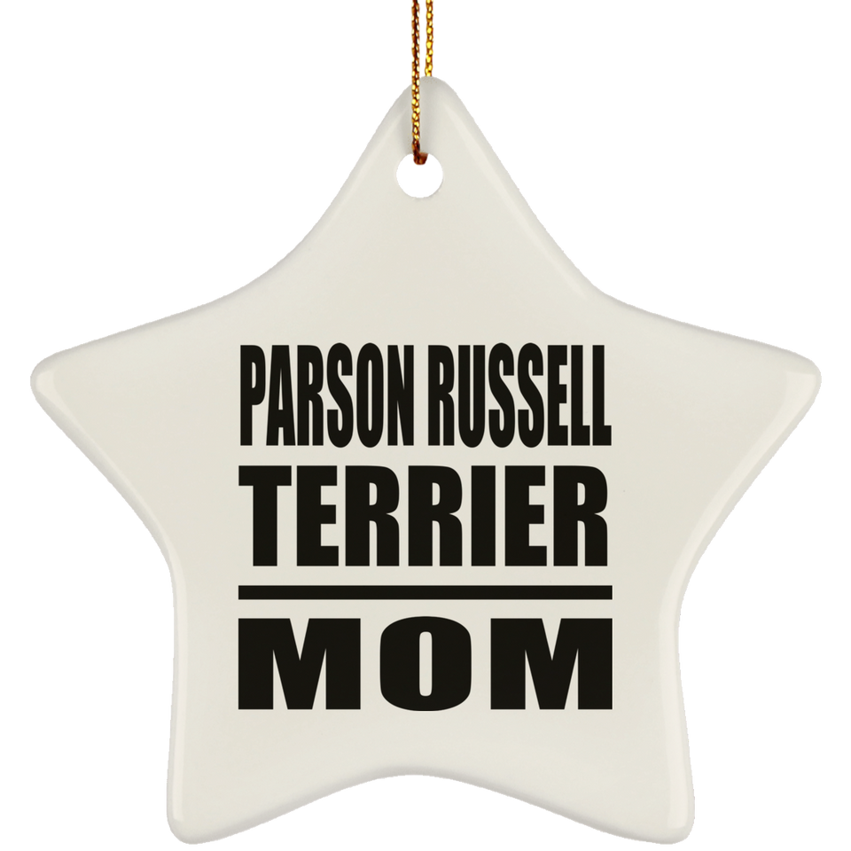 Parson Russell Terrier Mom - Star Ornament