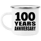 100th Anniversary 100 Years - 12oz Camping Mug