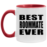 Best Roommate Ever - 11oz Accent Mug Red