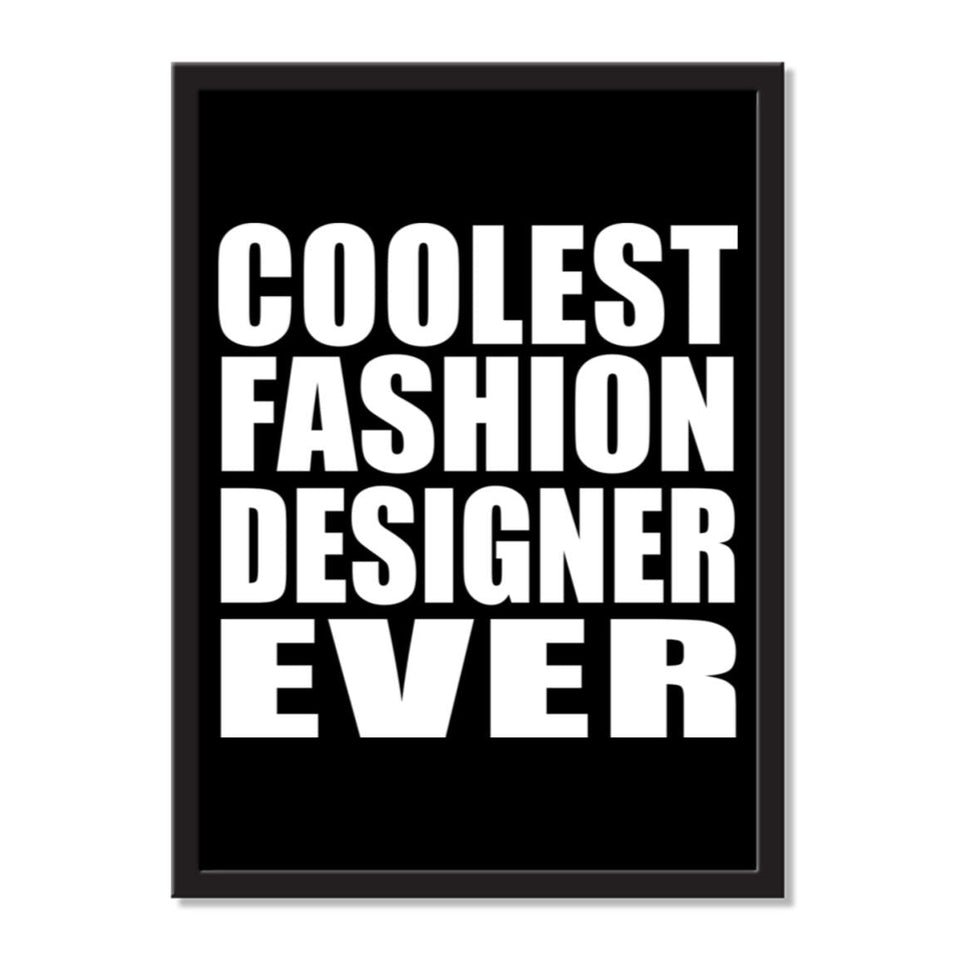 Coolest Fashion Designer Ever - Portrait Frame Photo Tile