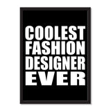 Coolest Fashion Designer Ever - Portrait Frame Photo Tile