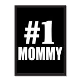 Number One #1 Mommy - Portrait Frame Photo Tile