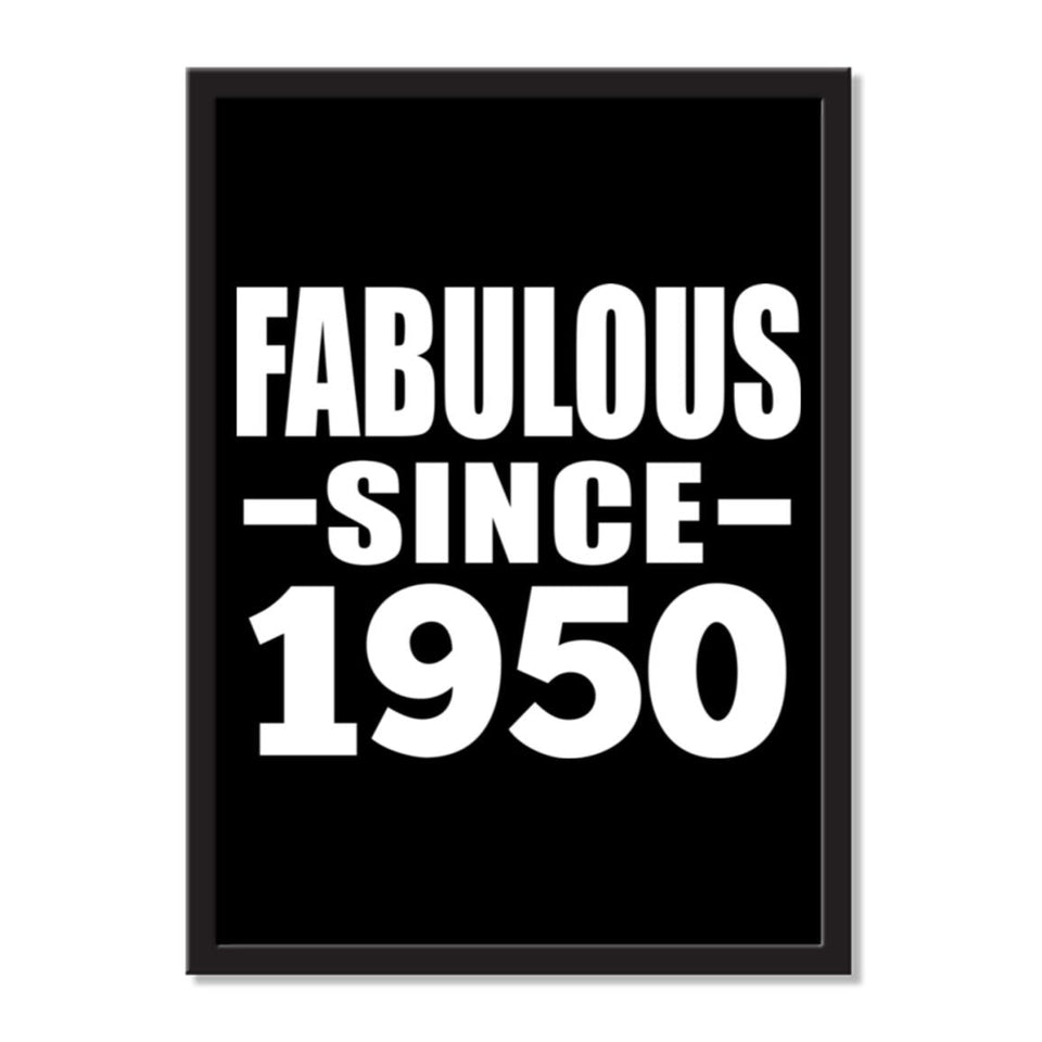 Fabulous Since 1950 - Portrait Frame Photo Tile