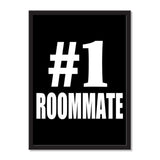 Number One #1 Roommate - Portrait Frame Photo Tile