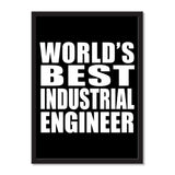 World's Best Industrial Engineer - Portrait Frame Photo Tile