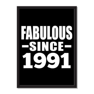 Fabulous Since 1991 - Portrait Frame Photo Tile