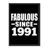 Fabulous Since 1991 - Portrait Frame Photo Tile