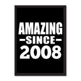 Amazing Since 2008 - Portrait Frame Photo Tile
