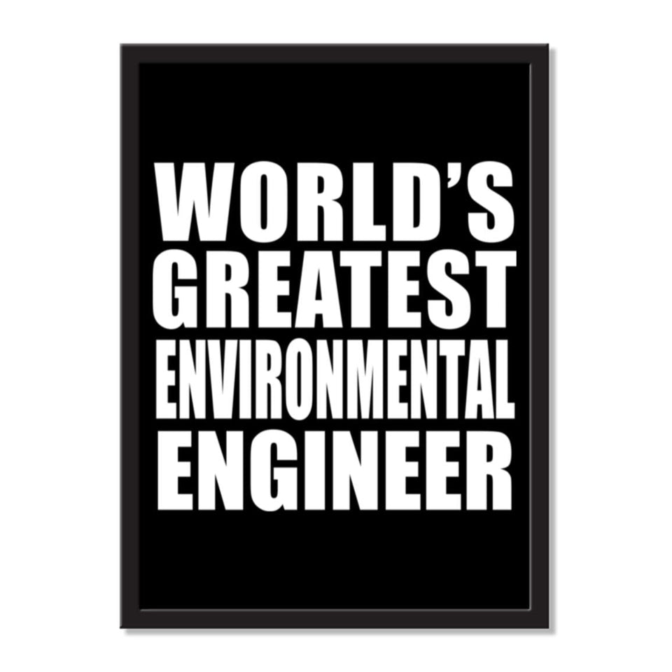World's Greatest Environmental Engineer - Portrait Frame Photo Tile