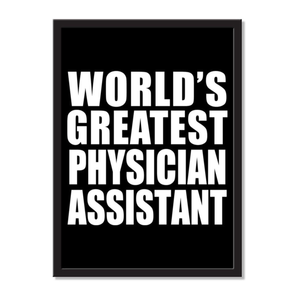 World's Greatest Physician Assistant - Portrait Frame Photo Tile