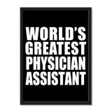 World's Greatest Physician Assistant - Portrait Frame Photo Tile