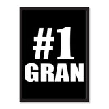 Number One #1 Gran - Portrait Frame Photo Tile