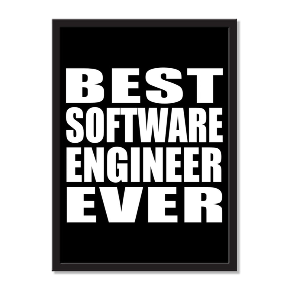 Best Software Engineer Ever - Portrait Frame Photo Tile