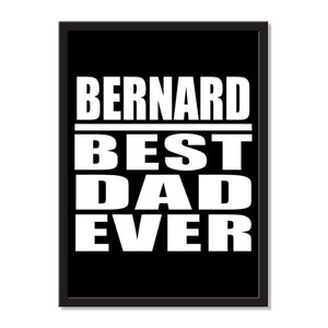 Bernard Best Dad Ever - Portrait Frame Photo Tile