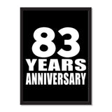 83 Years Anniversary - Portrait Frame Photo Tile