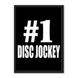 Number One #1 Disc Jockey - Portrait Frame Photo Tile