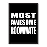 Most Awesome Roommate - Portrait Frame Photo Tile