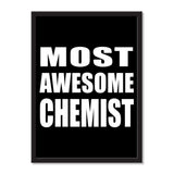 Most Awesome Chemist - Portrait Frame Photo Tile