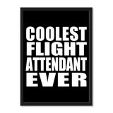 Coolest Flight Attendant Ever - Portrait Frame Photo Tile
