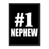 Number One #1 Nephew - Portrait Frame Photo Tile