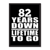 82 Years Down Lifetime To Go - Portrait Frame Photo Tile