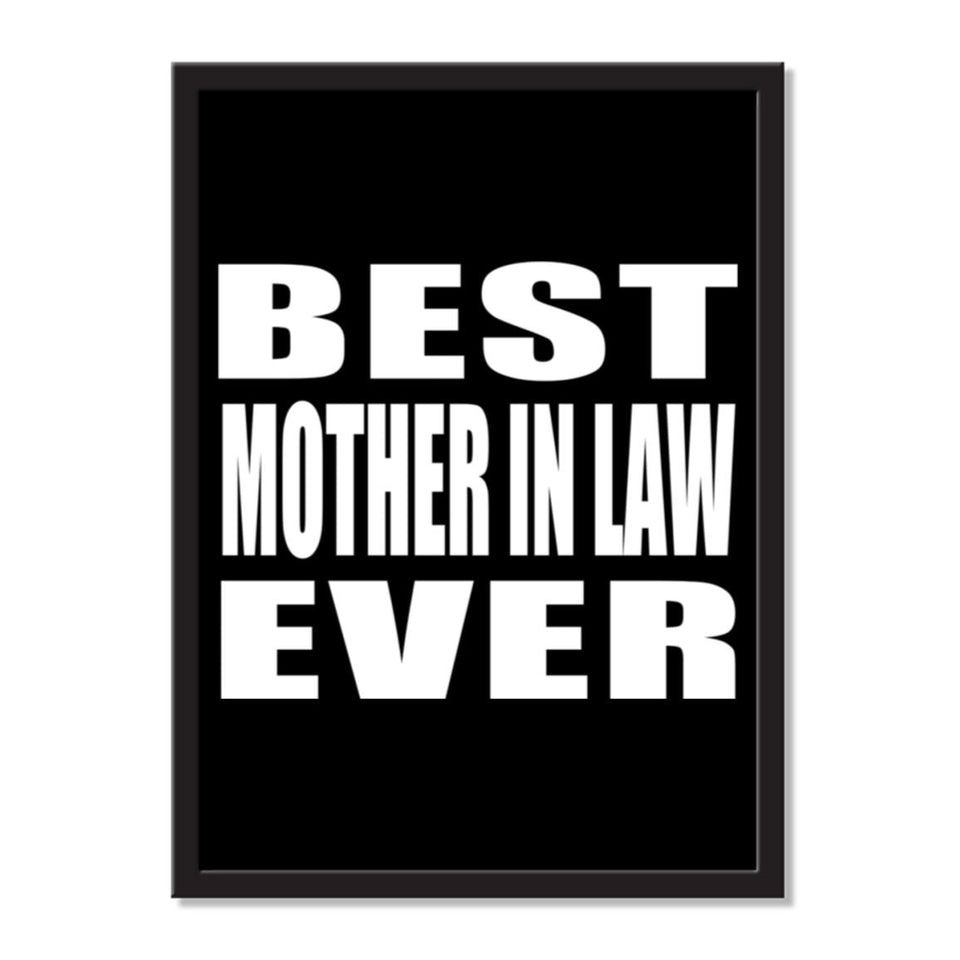 Best Mother In Law Ever - Portrait Frame Photo Tile
