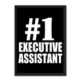Number One #1 Executive Assistant - Portrait Frame Photo Tile