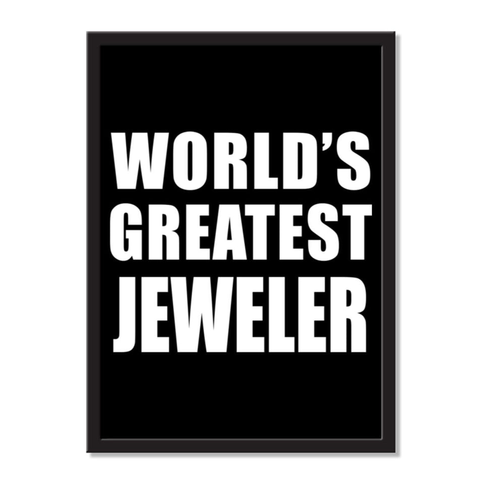 World's Greatest Jeweler - Portrait Frame Photo Tile