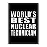 World's Best Nuclear Technician - Portrait Frame Photo Tile