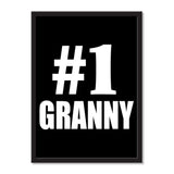 Number One #1 Granny - Portrait Frame Photo Tile