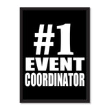 Number One #1 Event Coordinator - Portrait Frame Photo Tile