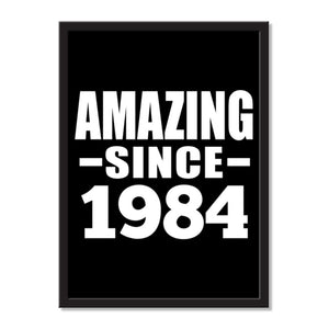 Amazing Since 1984 - Portrait Frame Photo Tile