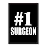 Number One #1 Surgeon - Portrait Frame Photo Tile