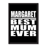 Margaret Best Mum Ever - Portrait Frame Photo Tile
