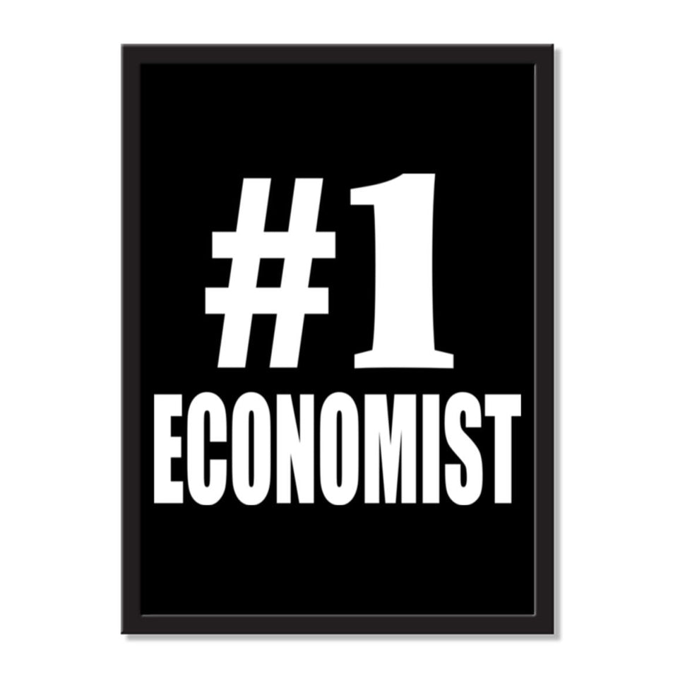 Number One #1 Economist - Portrait Frame Photo Tile
