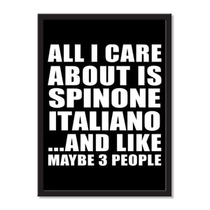 All I Care About Is Spinone Italiano And Like Maybe 3 People - Portrait Frame Photo Tile