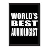World's Best Audiologist - Portrait Frame Photo Tile