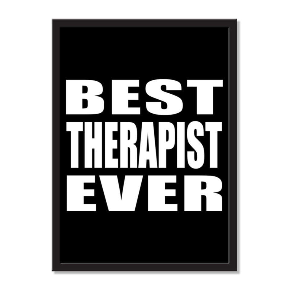Best Therapist Ever - Portrait Frame Photo Tile