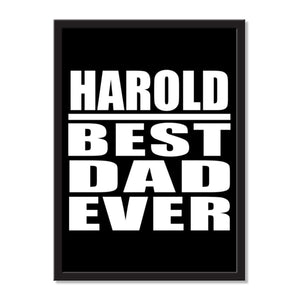 Harold Best Dad Ever - Portrait Frame Photo Tile