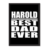 Harold Best Dad Ever - Portrait Frame Photo Tile