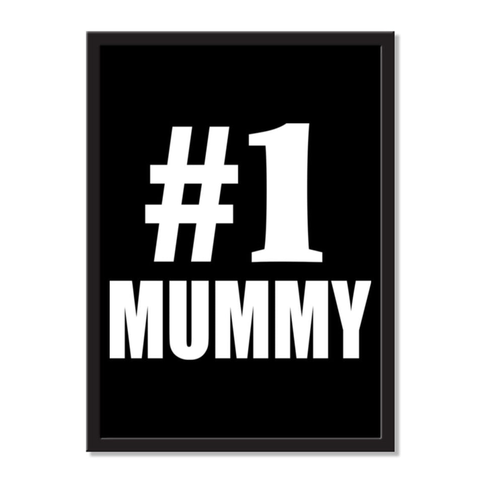 Number One #1 Mummy - Portrait Frame Photo Tile