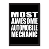 Most Awesome Automobile Mechanic - Portrait Frame Photo Tile