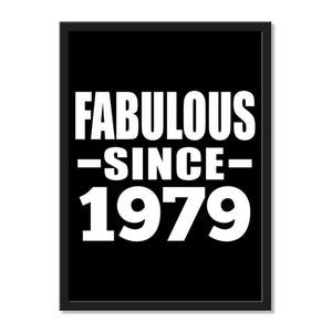 Fabulous Since 1979 - Portrait Frame Photo Tile