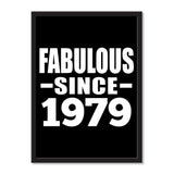 Fabulous Since 1979 - Portrait Frame Photo Tile