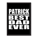 Patrick Best Dad Ever - Portrait Frame Photo Tile
