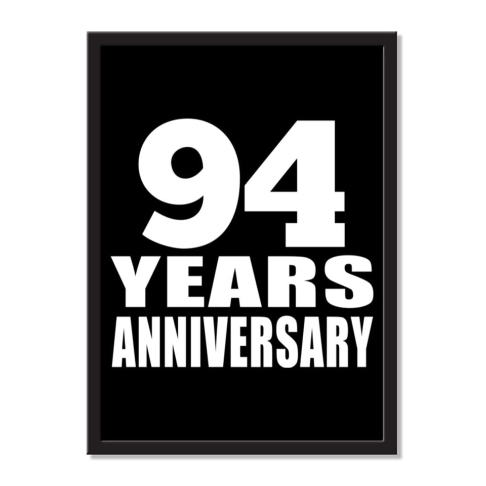94 Years Anniversary - Portrait Frame Photo Tile