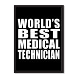 World's Best Medical Technician - Portrait Frame Photo Tile